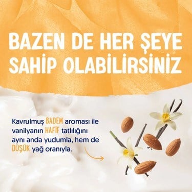 Vanilyalı Badem Sütü 2x1 L Vegan Laktozsuz Alternatif