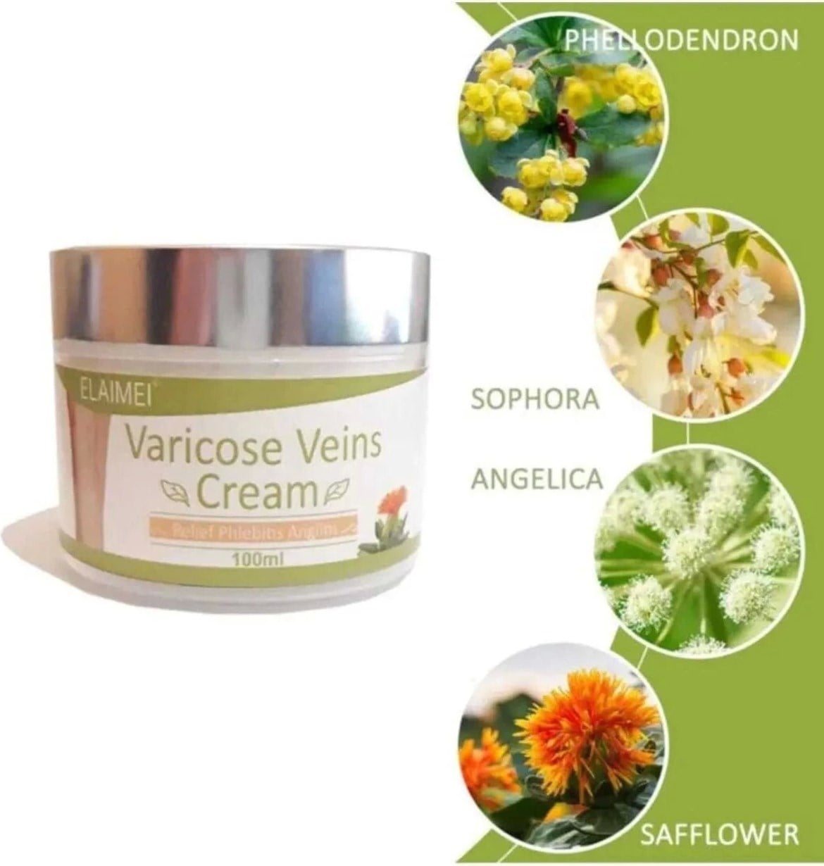 Varicose Veins Cream Selülit Karşıtı Kremi 100 ml x 2 Adet