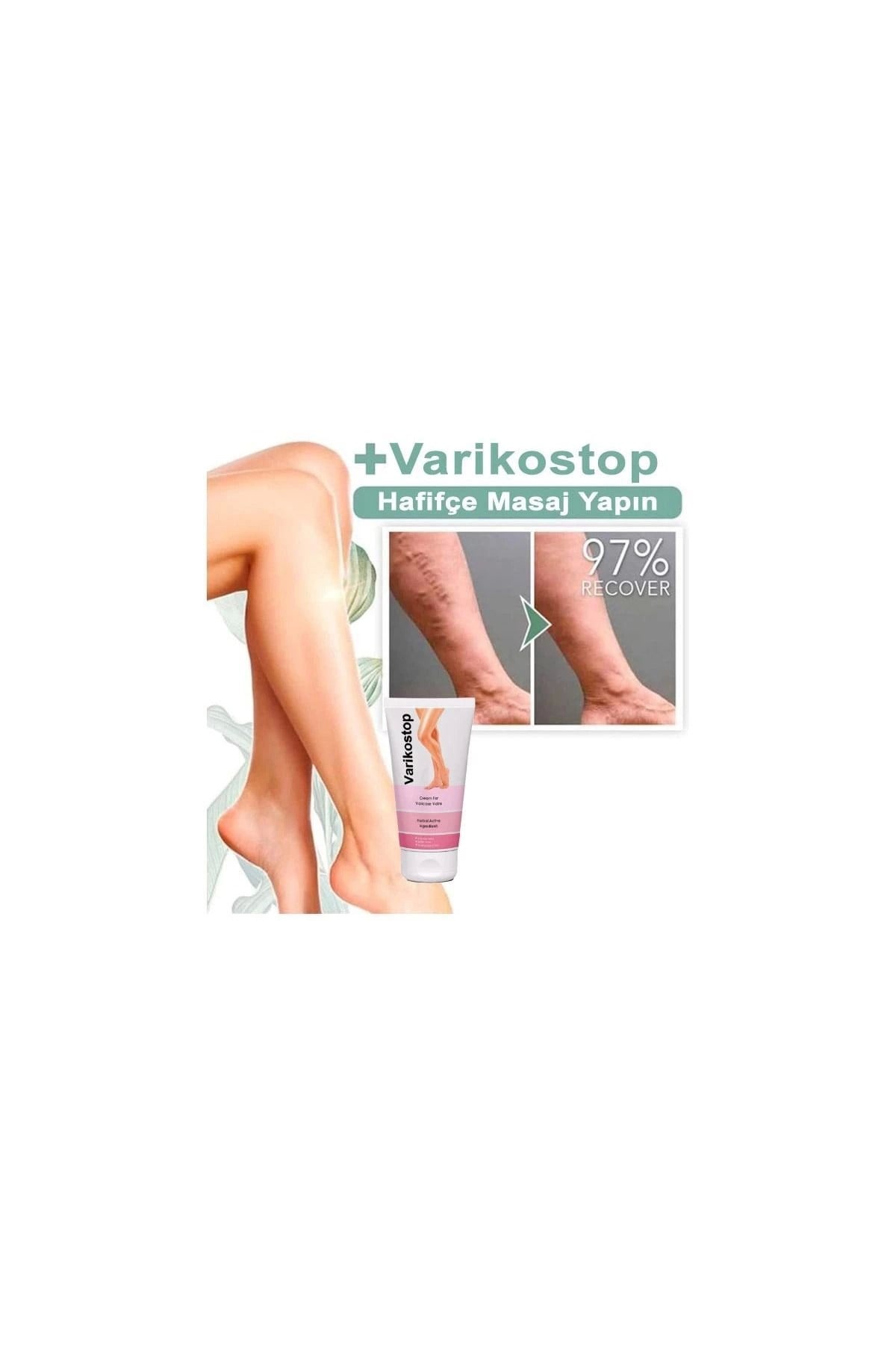 Varikostop Cream Varisli Damarlar İçin Effektif Masaj ve Bakım Kremi 50 ml