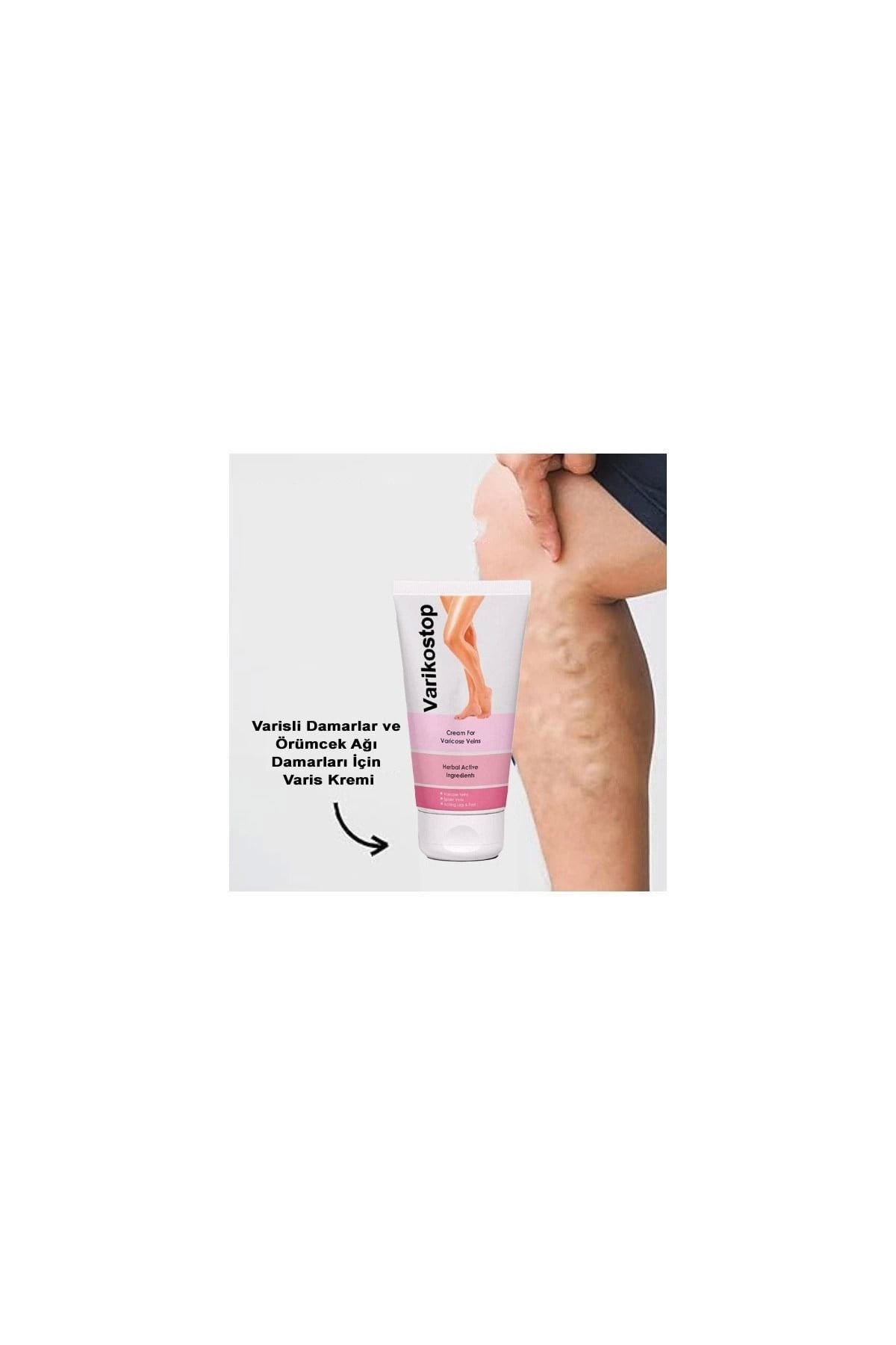 Varikostop Var.isli Damarlarıma Effektif Masaj ve Bakım Kremi 50 ml x 2 adet