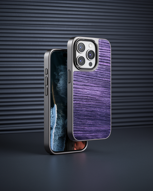 Venco Apple İphone 14 Pro Wave Kapak - Derin Mor