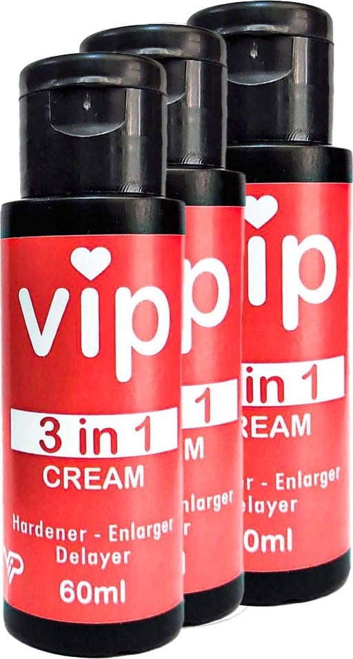 Vip 3x Efektcream 3 Adet 60 ml 3in1 Krem Pe.nisibüyütme Geciktirmesertleştirme