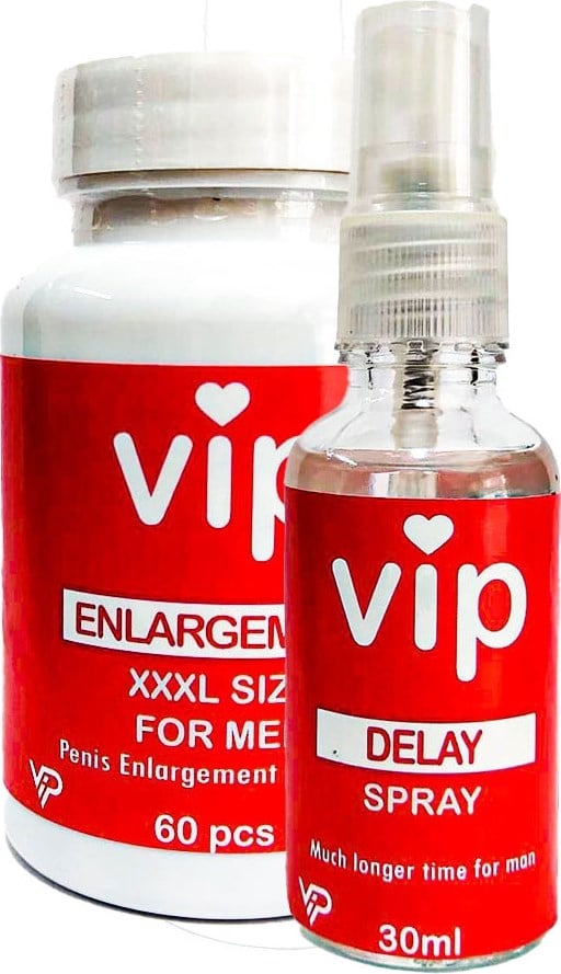 Vip Erkeğe Geciktiricispray + Vip Büyütücükapsùl
