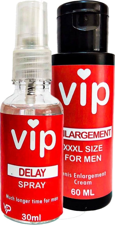 Vip Erkeğinsetigeciktiricispray + Vip Büyütücükrem