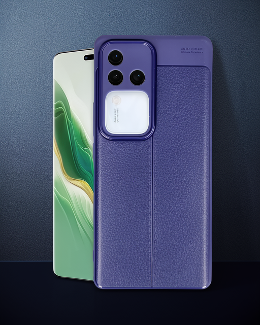 Vivo V30 5g Kılıf Auto Focus Kapak - Lacivert