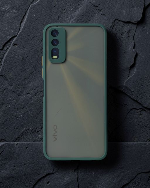 Vivo Y11s Kılıf Montreal Silikon Kapak - Yeşil