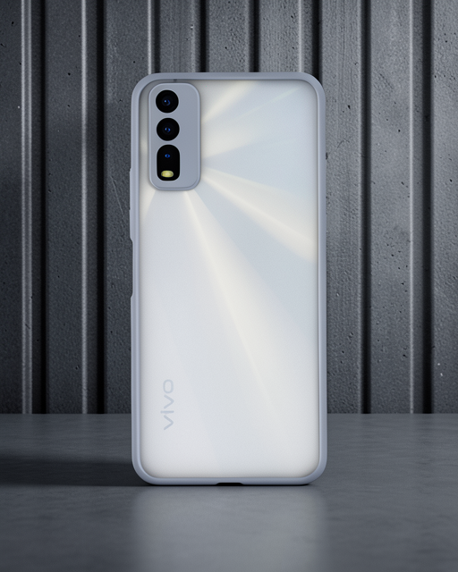 Vivo Y11s Kılıf Montreal Silikon Kapak - Gri