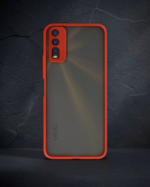 Vivo Y11s Kılıf Montreal Silikon Kapak - Kırmızı