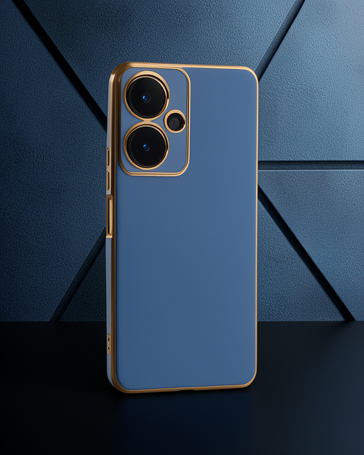 Vivo Y27 Kılıf Volet Silikon - Mavi