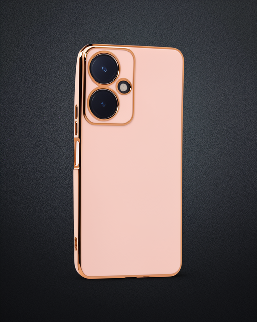 Vivo Y27 Kılıf Volet Silikon - Pembe