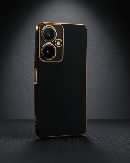 Vivo Y27 Kılıf Volet Silikon - Siyah