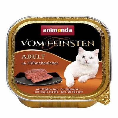 Vom Feinsten Tavuklu ve Ciğerli Yetişkin Kedi Konservesi 100 Gr