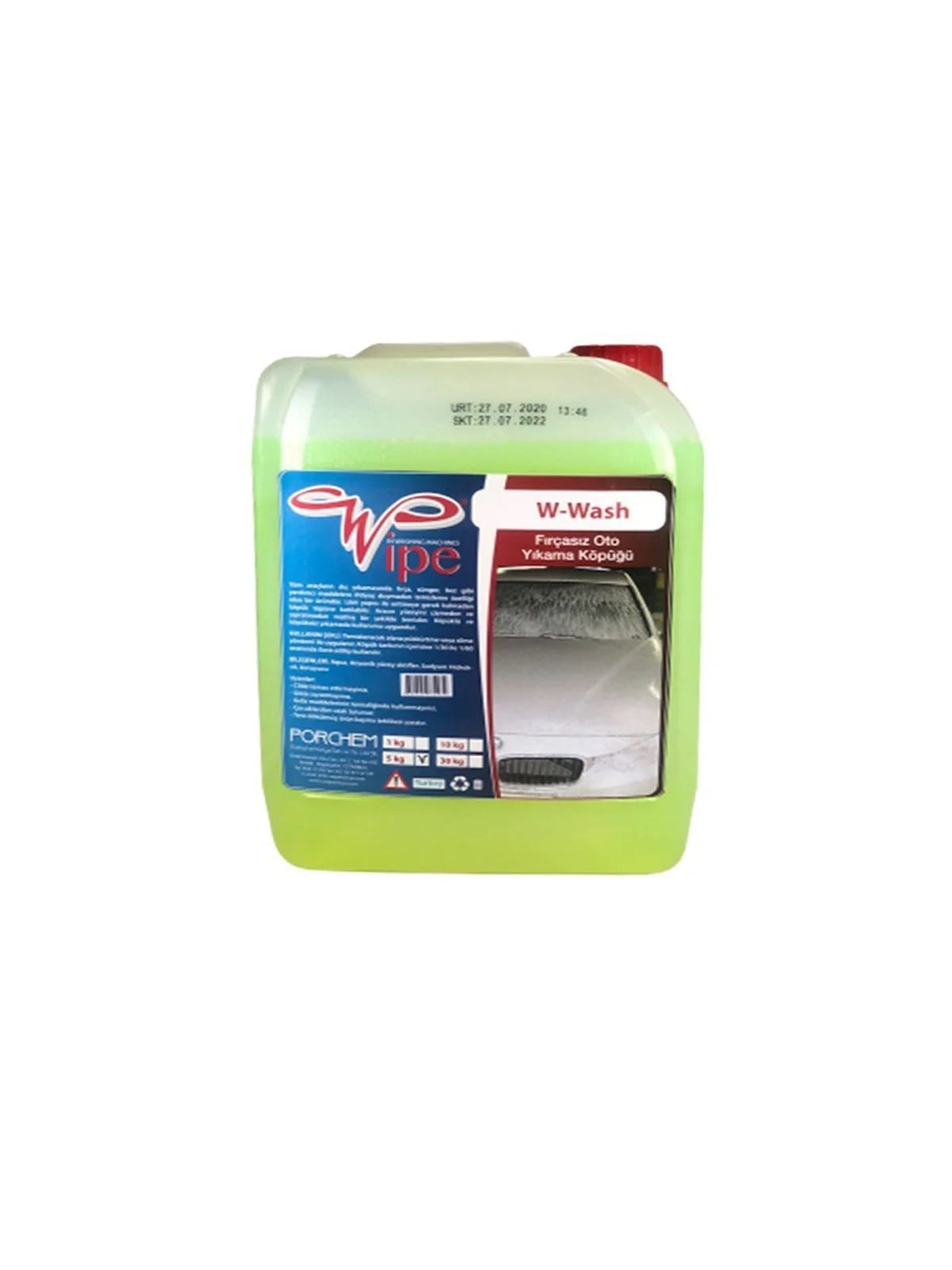 W-Wash Fırçasız Oto Yıkama Köpüğü 5 Kg