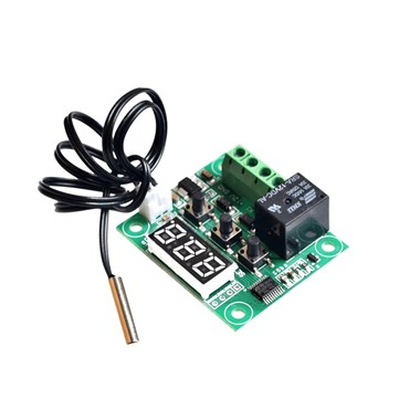 W1209 Röle Çıkışlı Dijital Termostat Sıcaklık Kontrol Kartı (Göstergeli)