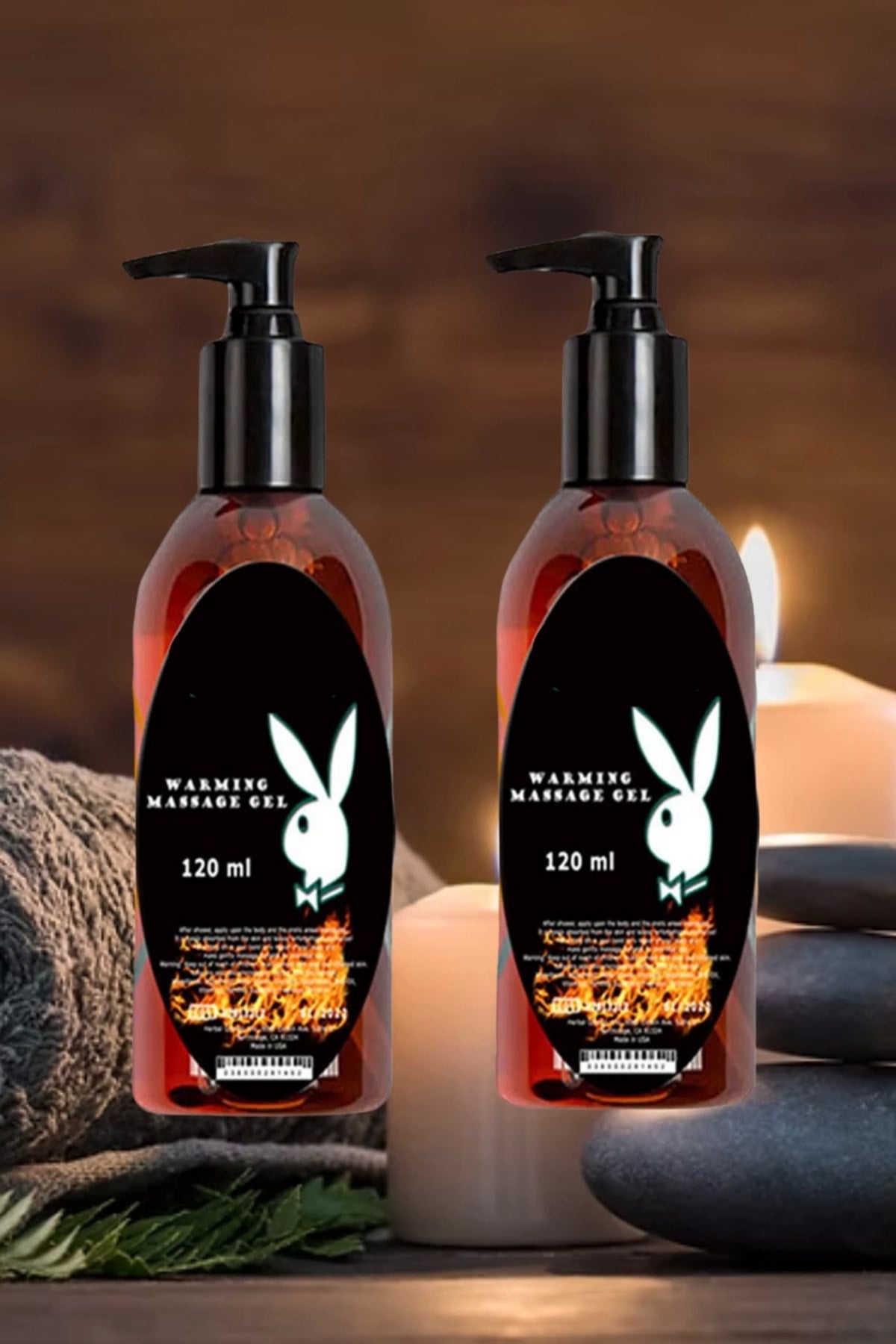 Warming Massage Gel 2 Adet 120 ml Isıtıcılı, Rahatlatıcı, Kaydırıcı Tüm Vücut Masaj Jeli