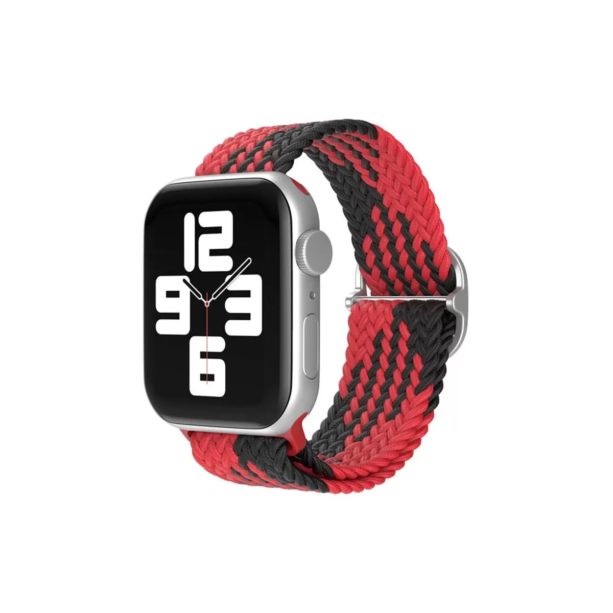Watch 22mm Star Kordon - Kırmızı-Siyah