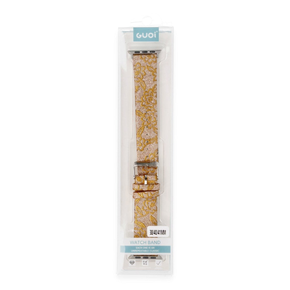 Watch 38mm Creeper Desenli Kordon - Gold