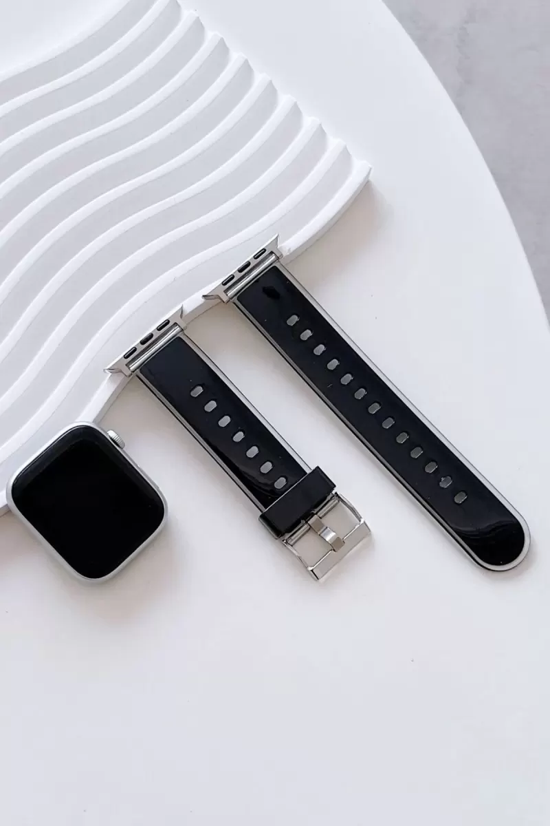 Watch 38mm Jelly Silikon Kordon - Siyah