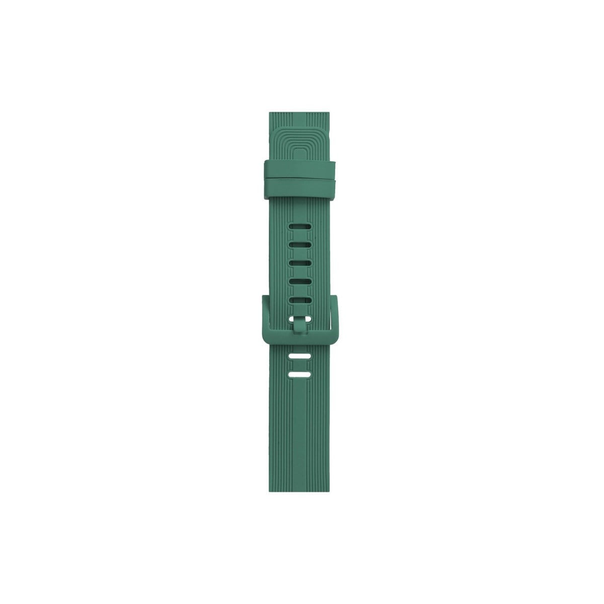 Watch 38mm KR408 Çizgili Silikon Kordon - Yeşil