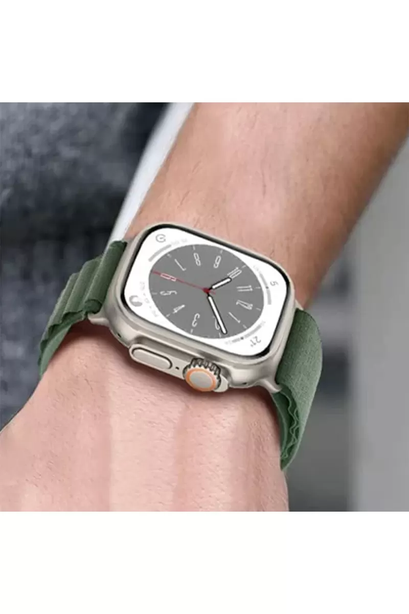 Watch 42mm Mountain Kordon - Beyaz-Kırmızı
