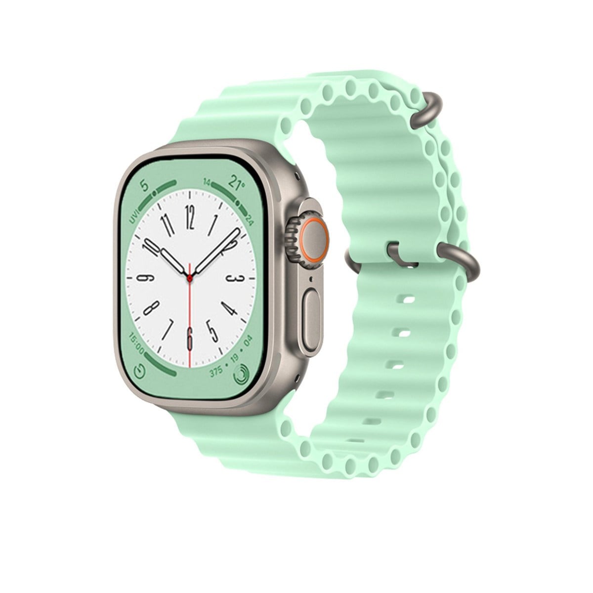 Watch 42mm Ocean Kordon - Açık Yeşil