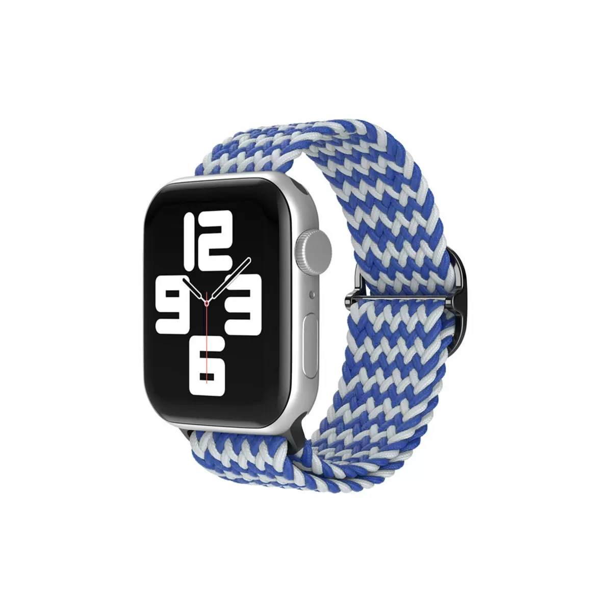 Watch 42mm Star Kordon - Zigzag Beyaz-Mavi