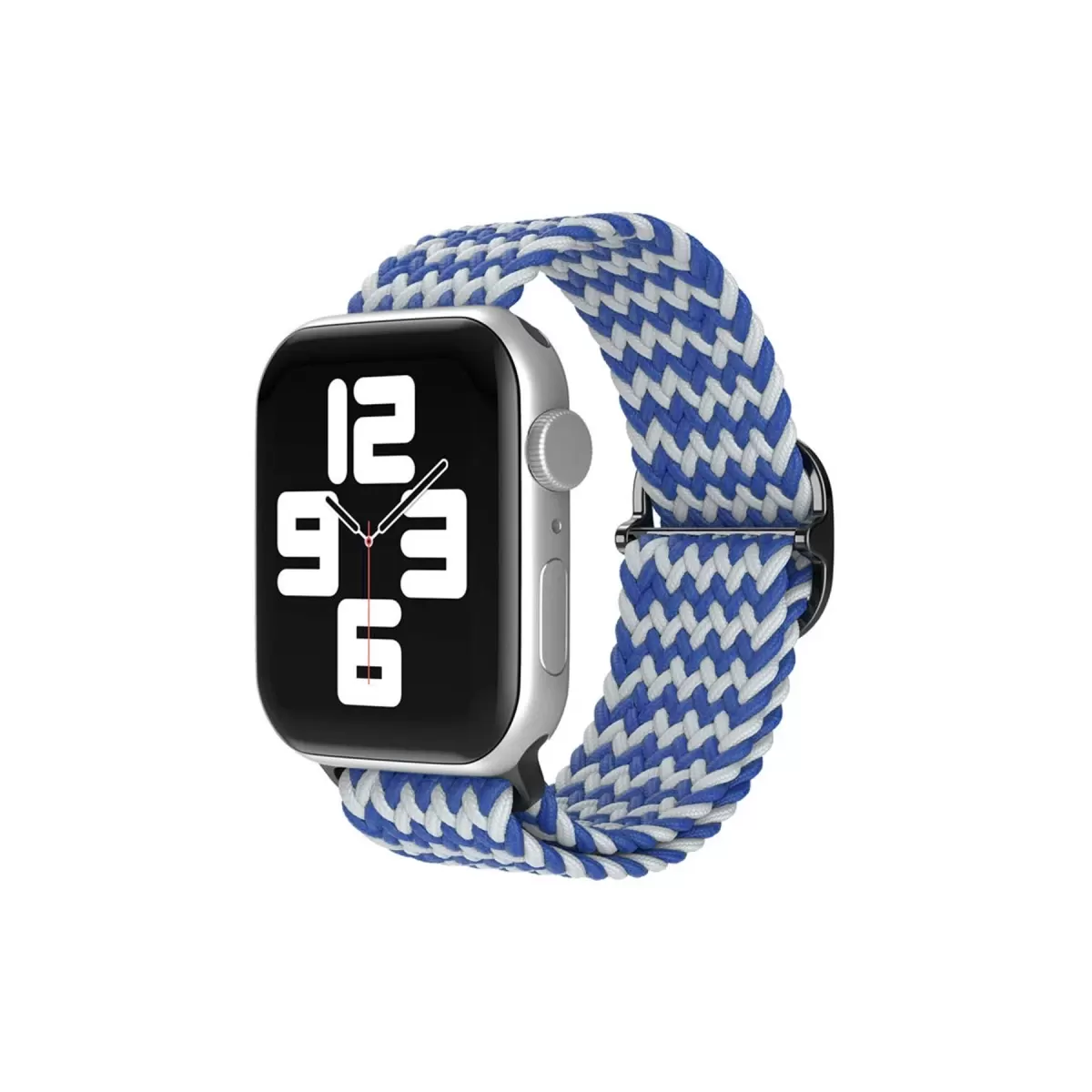 Watch 42mm Star Kordon - Zigzag Beyaz-Mavi