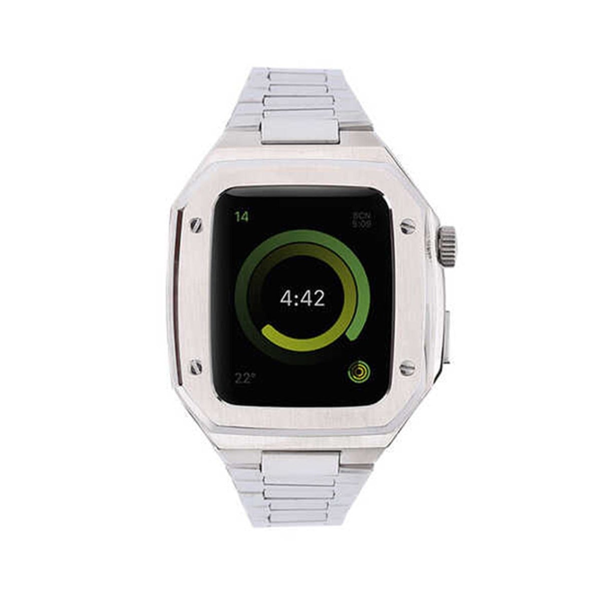 Watch 44mm Metal Petek Kasalı Kordon - Gümüş