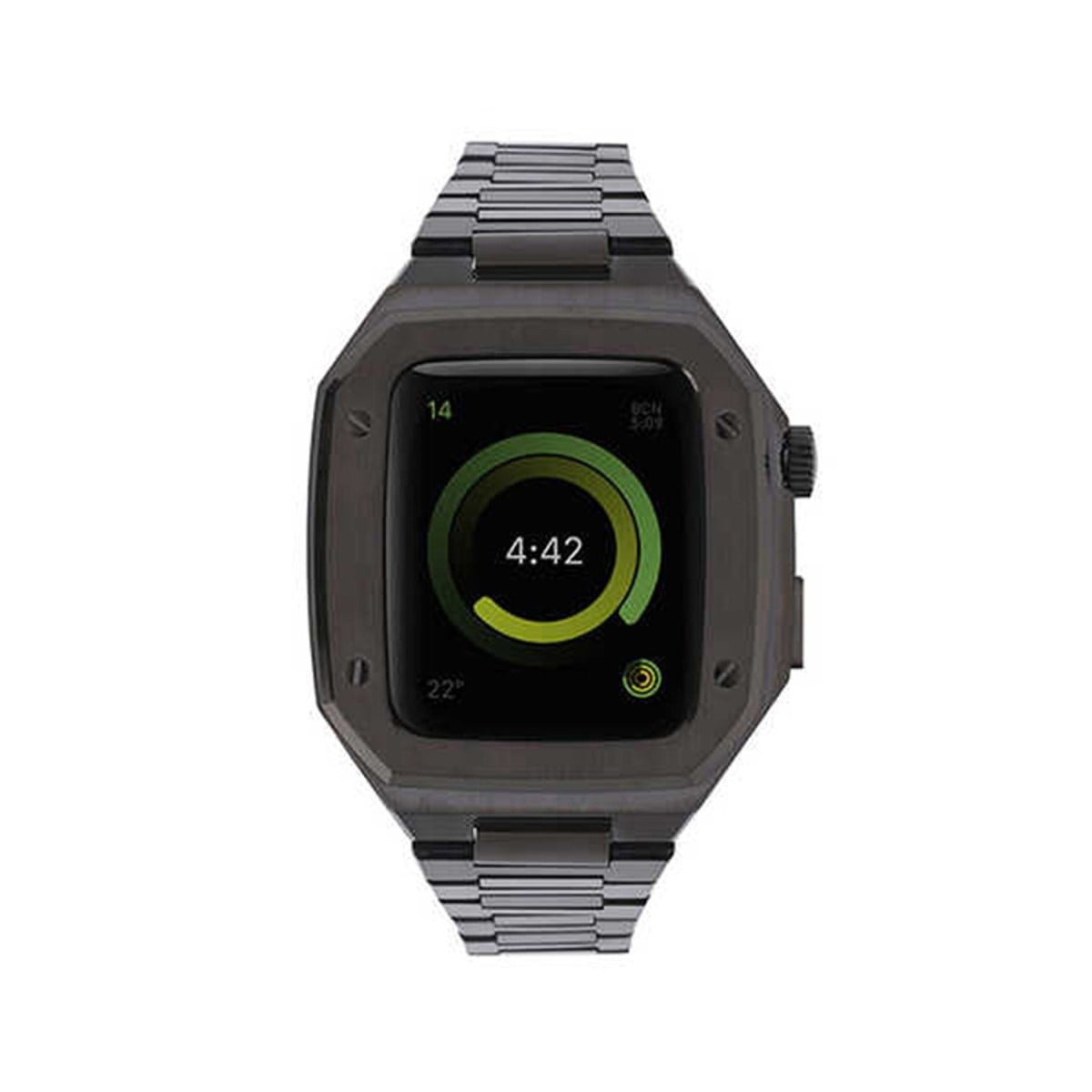 Watch 44mm Metal Petek Kasalı Kordon - Siyah