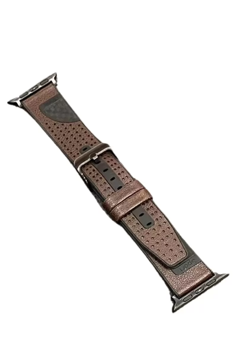 Watch 45mm Buff Deri Kordon - Kahverengi