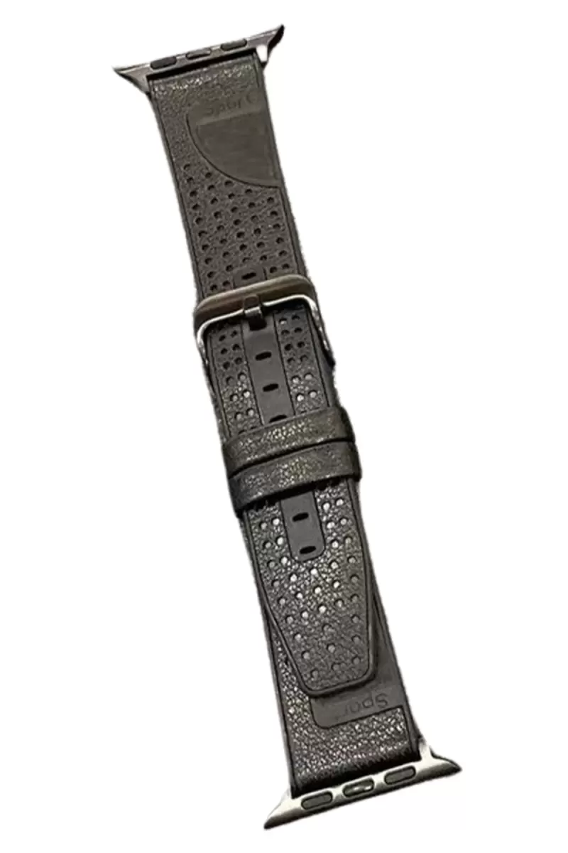 Watch 45mm Buff Deri Kordon - Siyah
