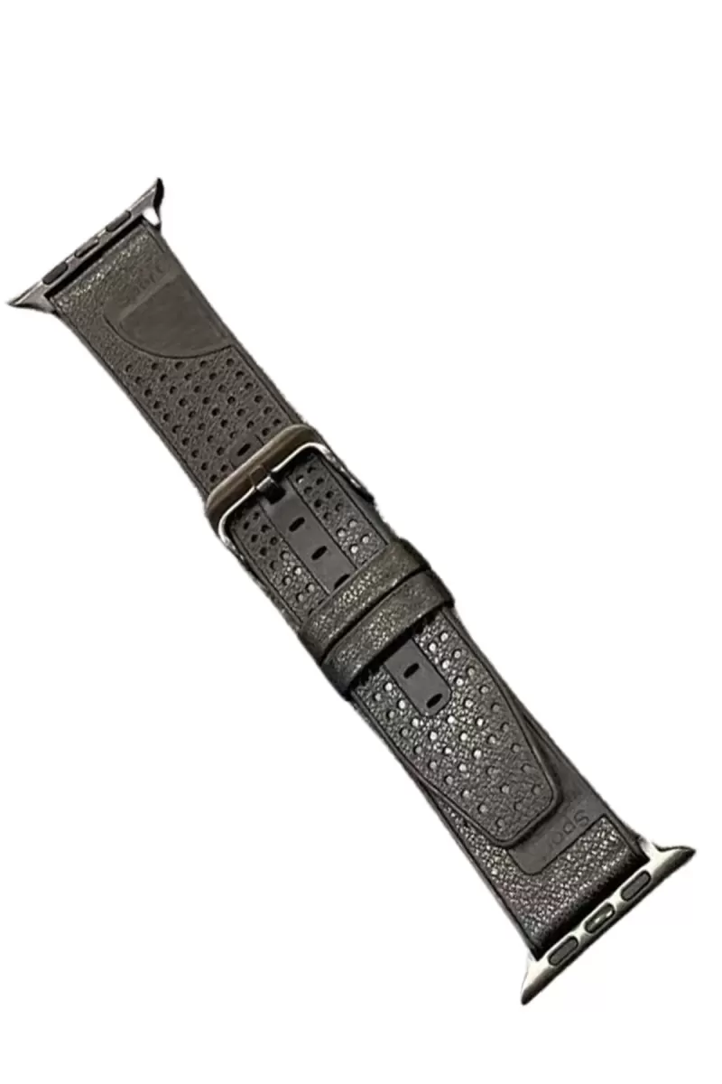 Watch 45mm Buff Deri Kordon - Siyah