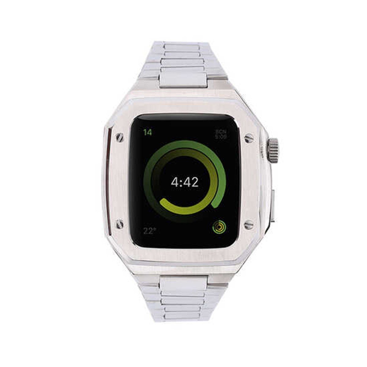 Watch 45mm Metal Petek Kasalı Kordon - Gümüş
