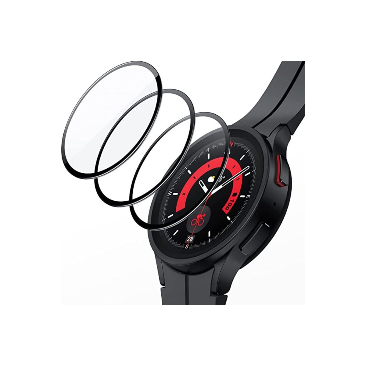 Watch 5 Pro 45mm Polymer Nano Ekran Koruyucu - Şeffaf