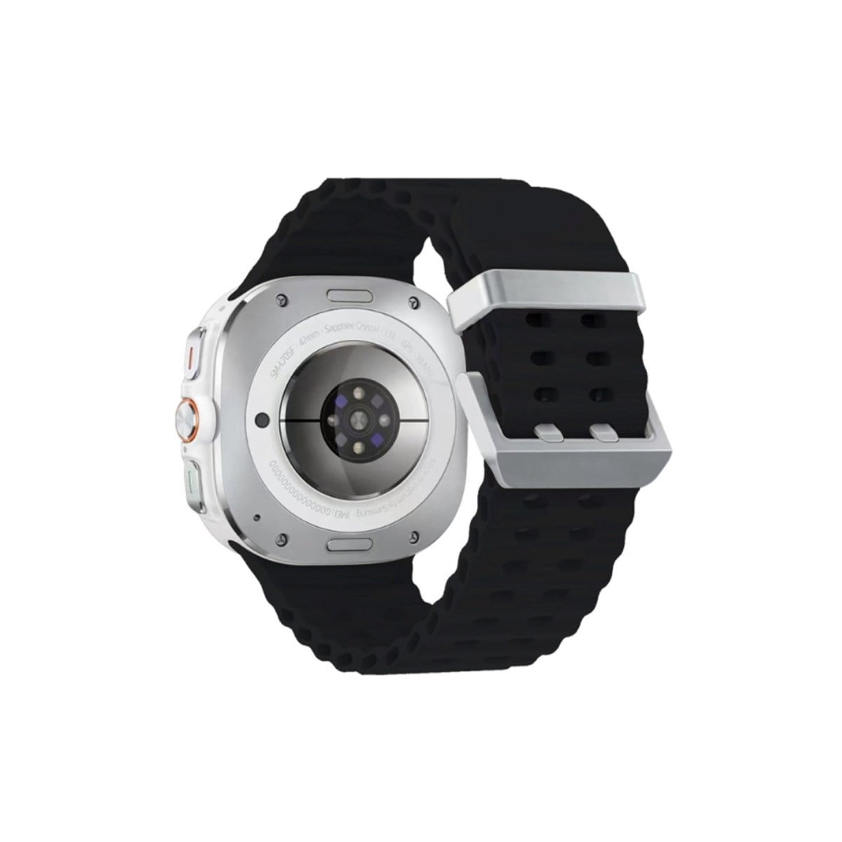 Watch 7 Ultra KR417 Rug Silikon Kordon - Siyah