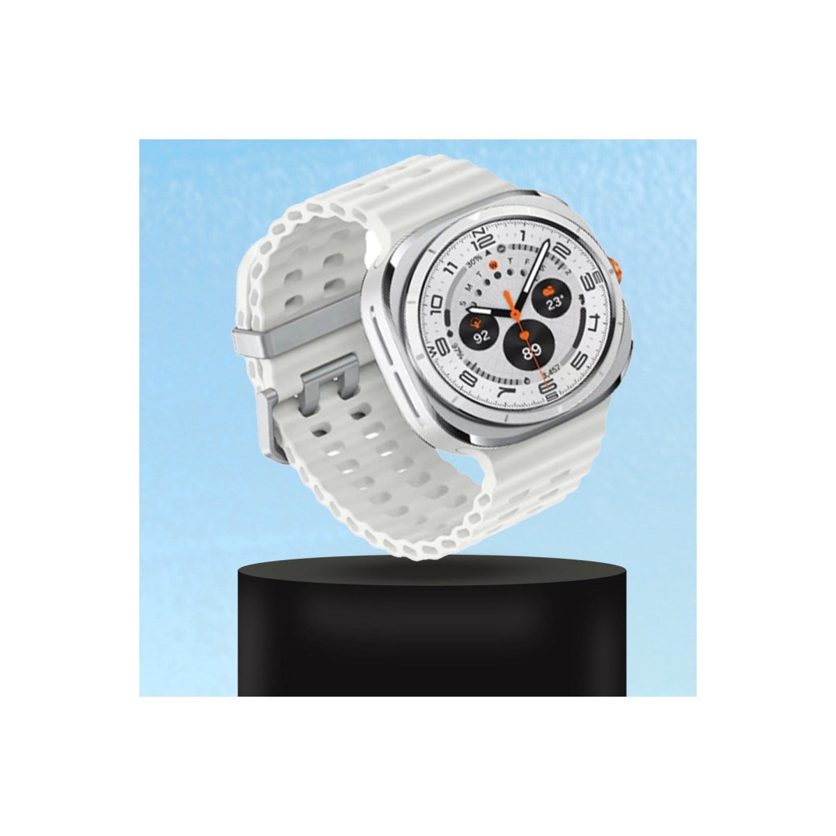 Watch 7 Ultra KR417 Rug Silikon Kordon - Turuncu