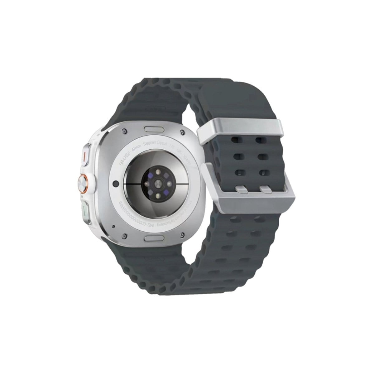 Watch 7 Ultra KR417 Rug Silikon Kordon - Koyu Gri