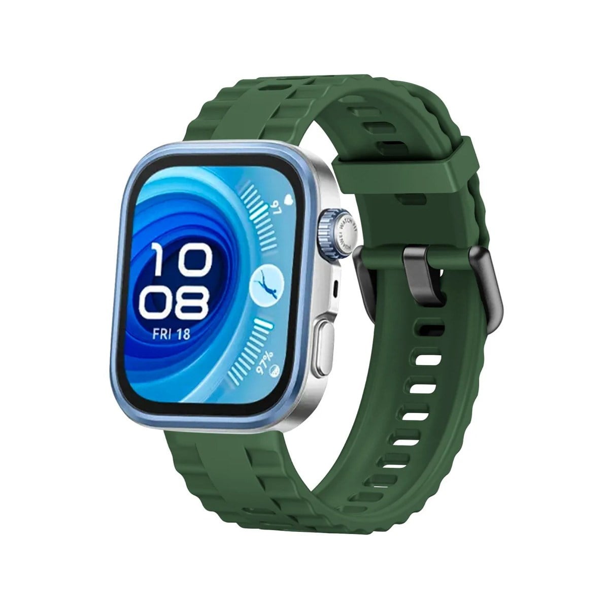 Watch Fit 3 Klasik Kordon - Koyu Yeşil