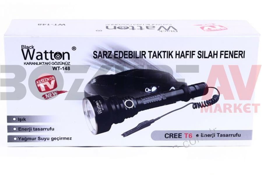 Watton WT-148 Orjinal 800 Lümen TX6 Özel Avcı Feneri