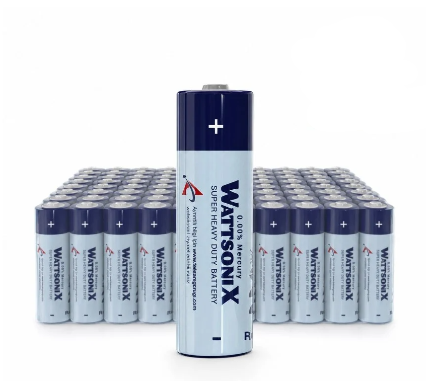 Wattsonix R6 Çinko Karbon AA Kalem Pil