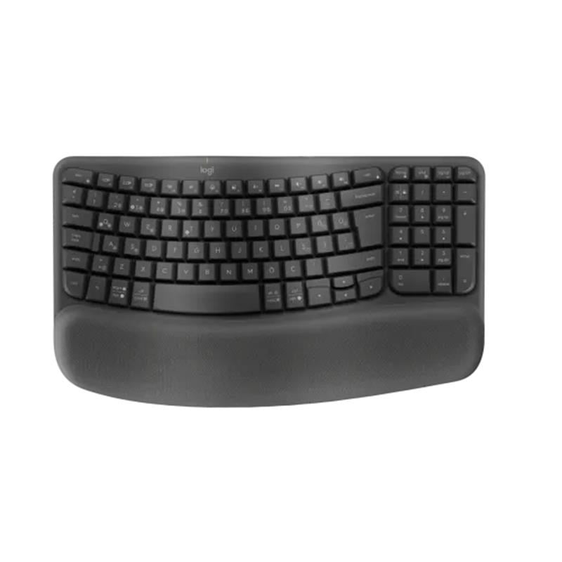 WAVE KEYS KABLOSUZ ERGONOMİK KLAVYE GRİ 920-012311