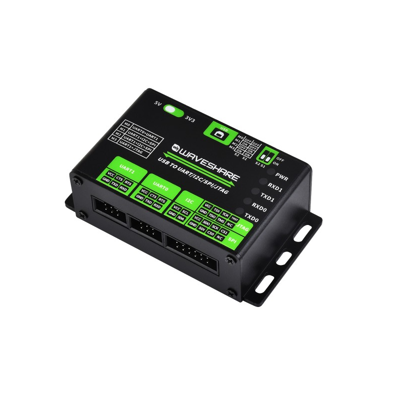 Waveshare USBden UART/I2C/SPI/JTAG Dönüştürücü