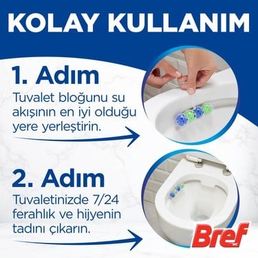 Wc Blok Trio Çam Kokulu Etkili Temizlik Ürünü