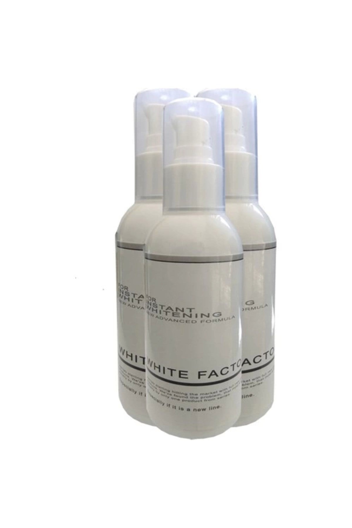 White Factor For Instant Whitening 3 Adet Krem Ile Masaj Yağı