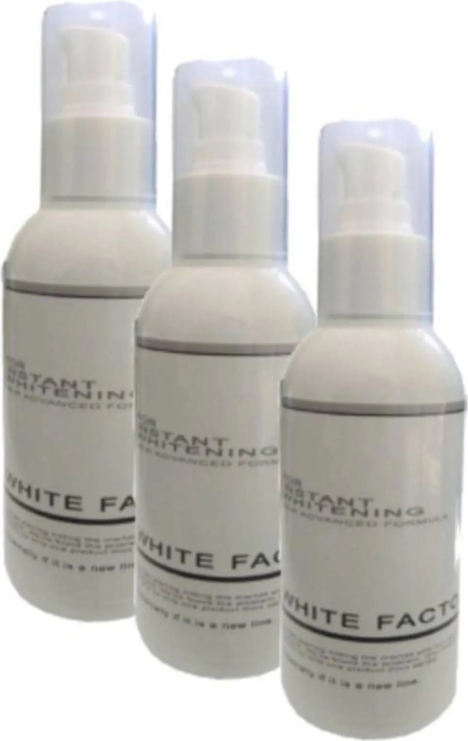White Factor For Instant Whitening Cilt Bakım Kremi 120 ml Krem x 3 Ad