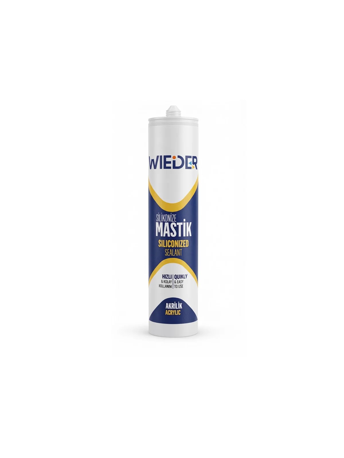 WIEDER Silikonize Mastik Beyaz 450 gr ST00071