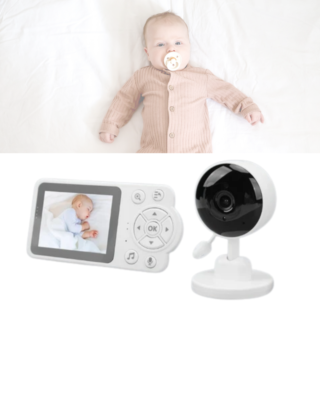 WiFi Gerektirmeyen Dijital Şifrelemeli Bebek Monitörü Yeni Nesil