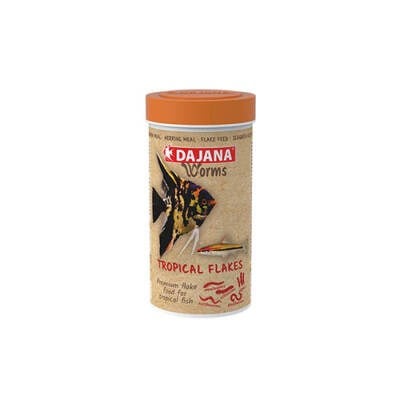 Worms Tropical Flakes Akvaryum Balık Yemi 250 Ml 45 Gr