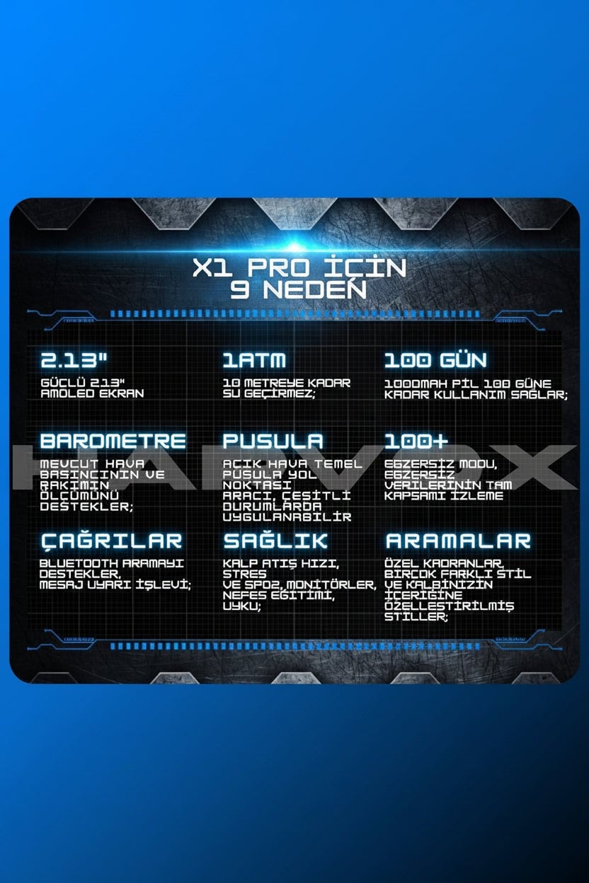 X1 Pro Akıllı Saat