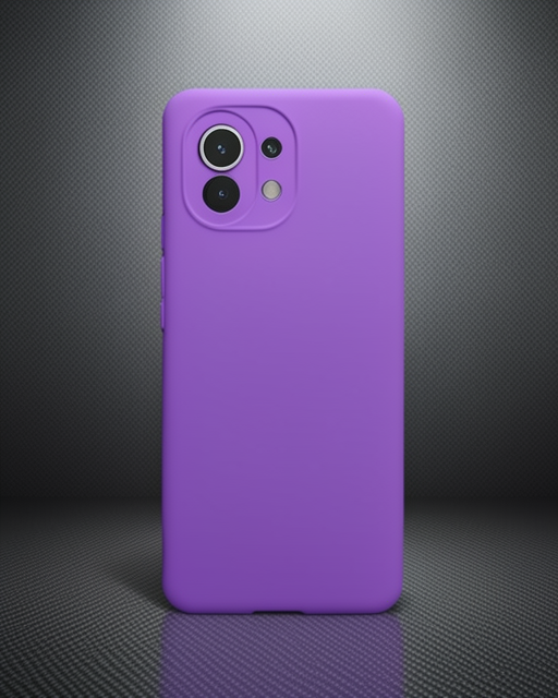 Xiaomi Mi 11 Kılıf Nano İçi Kadife Silikon - Mor